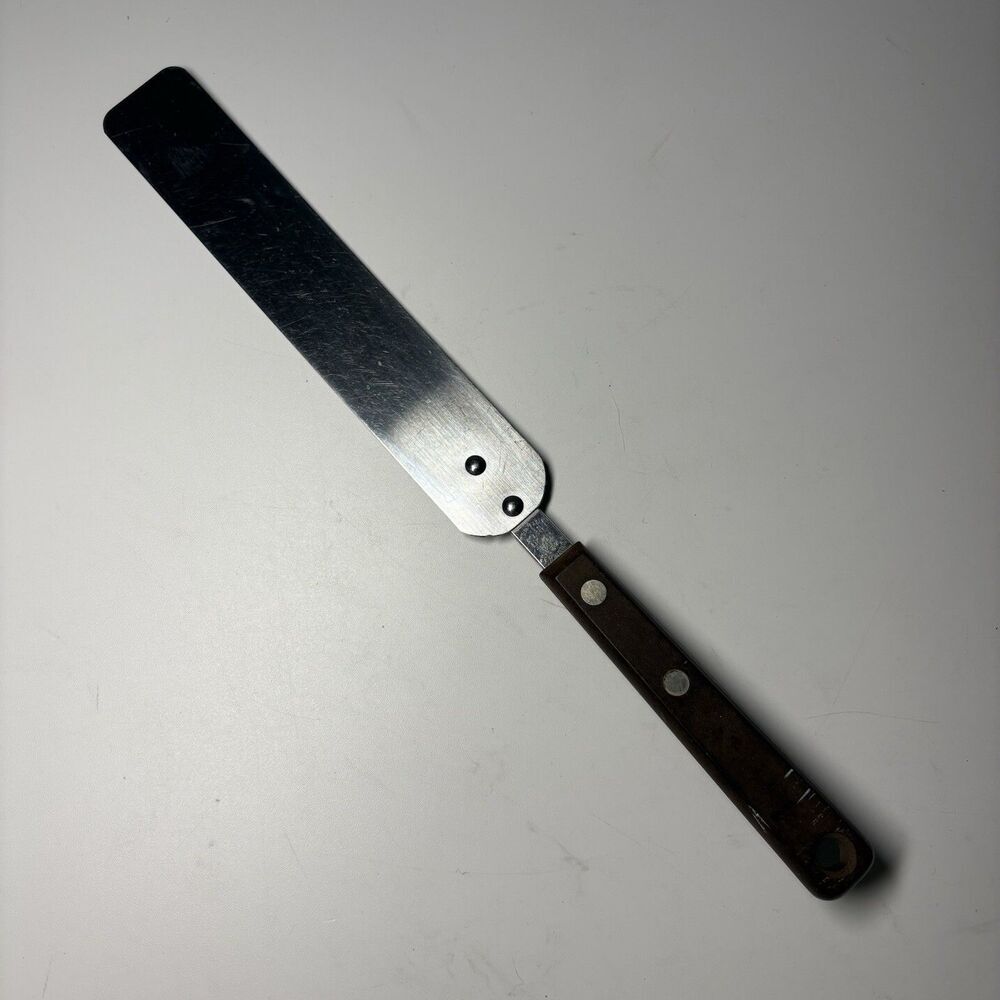 EKCO Forge Stainless Steel Vtg Cake Icing Decorating Knife Spreader Spatula USA